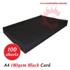 180gsm Plain Card - Black Plain Card (120g-250g) Paper and Card Products ֽ