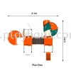 PH-050002 Standard Children Playground Equipments