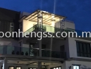  ALUMINIUM COMPOSITE PANEL AWNING STAINLESS STEEL