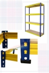 Boltless - Blue & Yellow Light Duty Racking System