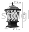 Outdoor Pillar Light (XT-77-S) Outdoor Pillar Light OUTDOOR LIGHT