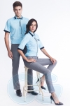 Female F1 Shirt (U01F-E/432) Apple Green (11)ES Comb Cotton F1 Uniform