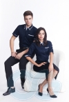 Female F1 Shirt (U02F-E-432) Navy Blue (02)ES CVC F1 Uniform