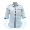 Female F1 Shirt (U03F-E/432) Black (01)ES Comb Cotton F1 Uniform