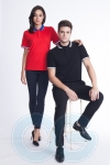 Unisex Collar-Tee (L13E/216) Honey Comb Collar-Tee