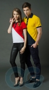 Unisex Collar-Tee (NHB2100M/241) Honey Comb Collar-Tee