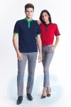 Unisex Collar-Tee Custom Made (CL50E/241) Honey Comb Collar-Tee