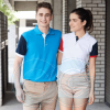 Unisex Collar-Tee (NHB2300M/216) Honey Comb Collar-Tee