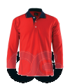 Unisex Long Sleeve Collar-Tee (2521LS-EZ/222) Honey Comb Collar-Tee