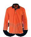 Unisex Long Sleeve Collar-Tee (2521LS-EZ/222) Honey Comb Collar-Tee