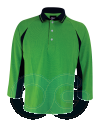 Unisex Long Sleeve Collar-Tee (2111LS-EZ/241) Honey Comb Collar-Tee