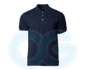 Unisex Collar-Tee (NHB2400M/178) Honey Comb Collar-Tee