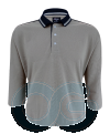 Unisex Long Sleeve Collar-Tee (2135LS-EZ/222) Honey Comb Collar-Tee