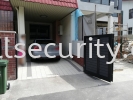 SINGLE LEAF TRACKLESS FOLDING GATE Aluminium Trackless Folding Gate GATE