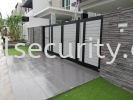  Aluminium Trackless Folding Gate Aluminium Gate - i-SmartGate