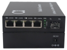 1 x SFP slot + 4 x 10/100 TP UTP Fast Ethernet Copper Port Ethernet Converter Unmanaged 10/100/1000 Fast Ethernet & Gigabit Autosensing Media Converters Media Converters AD-Net