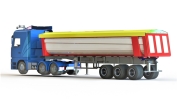 SR-50F-U Semi Trailer Rear Tipping Semi Trailer