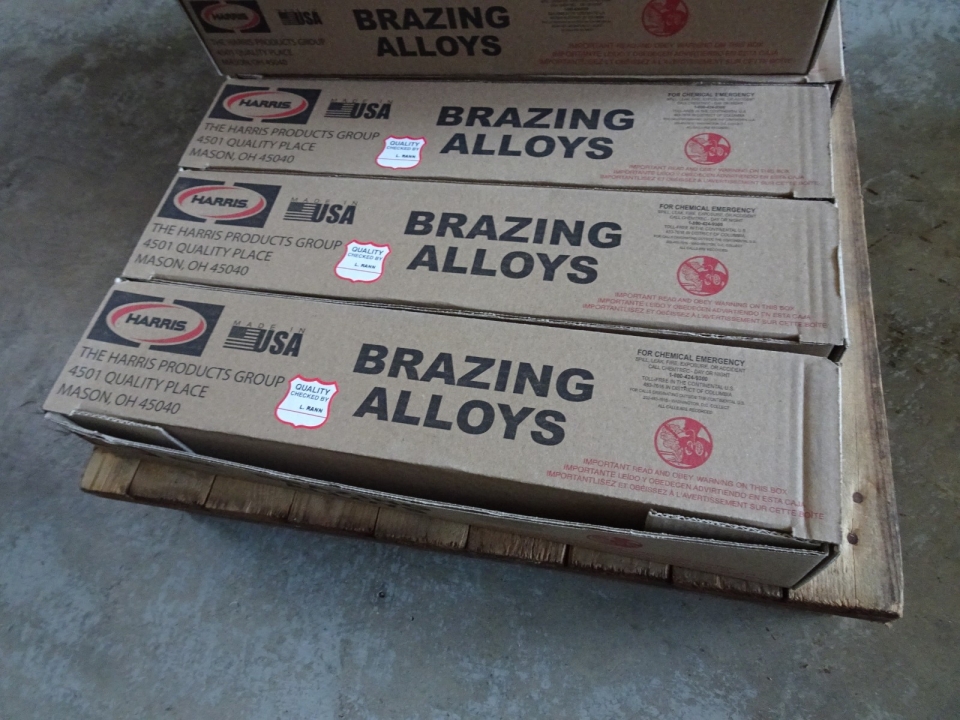 HARRIS BLOCKADE BRAZING ROD 2MM DIA. x 500MM FLUX-COATED Harris Brazing ...