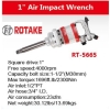 Rotake RT-5665 / RT5665 1" Air Impact Wrench -straight type ID33043 Air Impact Wrench / Air Drill / Air Screwdriver / Air Ratchet Wrench  Air / Pneumatic Tools 