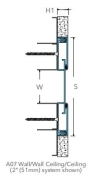 300 Series Glide Plate Wall & Ceiling Expansion Joint Covers 300 Series Glide Plate Wall & Ceiling Expansion Joint Covers Wall + Ceiling Expansion Joint Covers Inpro JointMaster Expansion Joint Systems