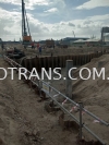  Temporary Sheet Piles Cofferdam for Accident Water Buffering Pool  & Rain Water Tank Sheet Piling  Project Completed