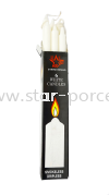 6PCS Black Candle (Long) Candles Lighting Electrical