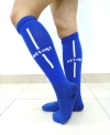 ATTOP SOCCER SOCKS AS10 ROYAL/WHITE Soccer Socks Footwear