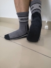 ATTOP SPORTS SOCKS AS1802 GRAY Sport Socks Footwear