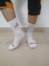 ATTOP FUTSAL SOCKS AS08 WHITE Futsal Socks Footwear