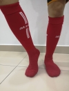 ATTOP SOCCER SOCKS AS07 RED/WHITE Soccer Socks Footwear