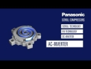 2P15S225DZ PANASONIC COMPRESSOR MOTOR  2K / 2P / 2V  PANASONIC COMPRESSOR  COMPRESSORS