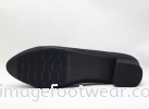 PlusSize Women 1 inch Heel Shoes- PS-221-1- GLITTER BLACK Colour Plus Size Shoes