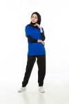 ATTOP COLLAR ADF700 ROYAL Polo Tee Plain Tee