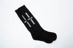 ATTOP SOCCER SOCKS AS07 BLACK/WHITE Soccer Socks Footwear