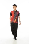 ATTOP COLLAR ADF1802 RED/BLACK Lecra Sublimation Jersey