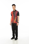 ATTOP COLLAR ADF1802 RED/BLACK Lecra Sublimation Jersey