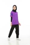 ATTOP COLLAR ADF1803 PURPLE Polo Tee Plain Tee