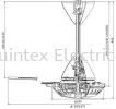 Regulator Type K15W0 (150cm/60) KDK Ceiling Fans