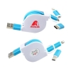 3-in-1 UNI Retractable USB Charging Cable - GD 115 Others Gadget Gadget Product Corporate Gift