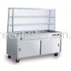 BAIN MARIE WITH TIER OVERSHELF STALL  STAINLESS STEEL FABRICATION 