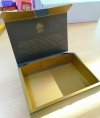 Printed Biscuit Box + Gold Stamping + Spot UV + Emboss Box Packaging