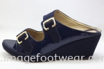 PlusSize Women 2.5 inch Wedges- PS-6188-11 NAVY Colour Plus Size Shoes