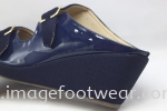 PlusSize Women 2.5 inch Wedges- PS-6188-11 NAVY Colour Plus Size Shoes