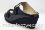 PlusSize Women 2.5 inch Wedges- PS-6188-11 BLACK Colour Plus Size Shoes