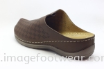 Plus Size Comfort Half-Slip-On Shoe -PS 818-3- COFFEE Colour Plus Size Shoes