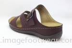 Plus Size Comfort Slipper  -PS 818-30- MAROON  Colour Plus Size Shoes