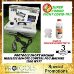 PROTOOLS Smoke Machine Wireless Remote Contral Fog Machine 1200 Watt