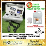 PROTOOLS Smoke Machine Wireless Remote Contral Fog Machine 1200 Watt