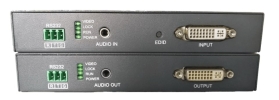 DVI KVM Over Fiber Optic Extender Set DVI KVM Over Fiber Video Audio Transmission Equipment AD-Net