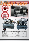 Eurox EAX-5010 / EAX5010 10Liter Silent Oil Less/Free Air Compressor IDB0250 Europower & Eurox & Robintec  Air Compressor